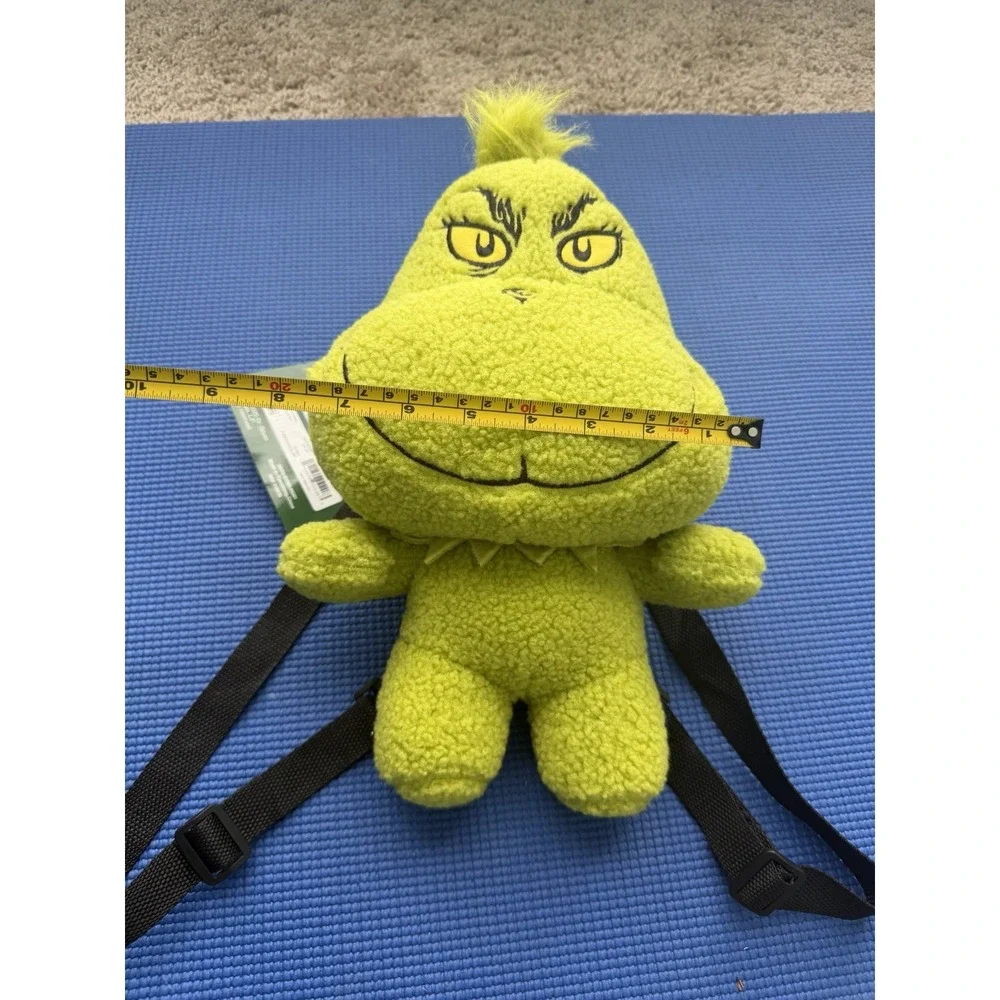 NEW The Dr. Seuss Grinch Sherpa Plush Kids' Plush 15/16